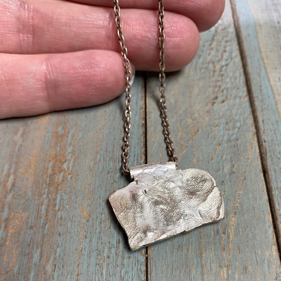 Solid Fine Silver Open Book Pendant, Reader Gift, hand carved, Metal Clay, PMC, Unique OOAK, Customizable Necklace, Recycled Silver