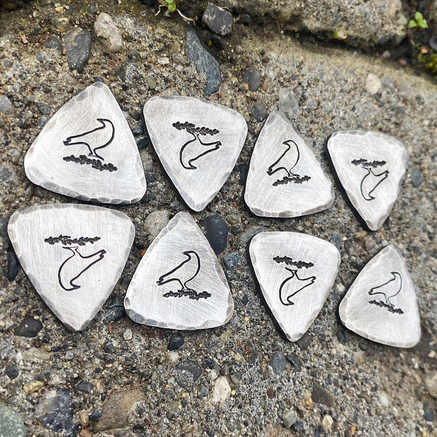 Full Set of Elder Furthark Casting Runes, Triangular, Helm of Awe, Crow, Moon Phases, Leather Pouch, Handcast, stamped and hammered Pewter