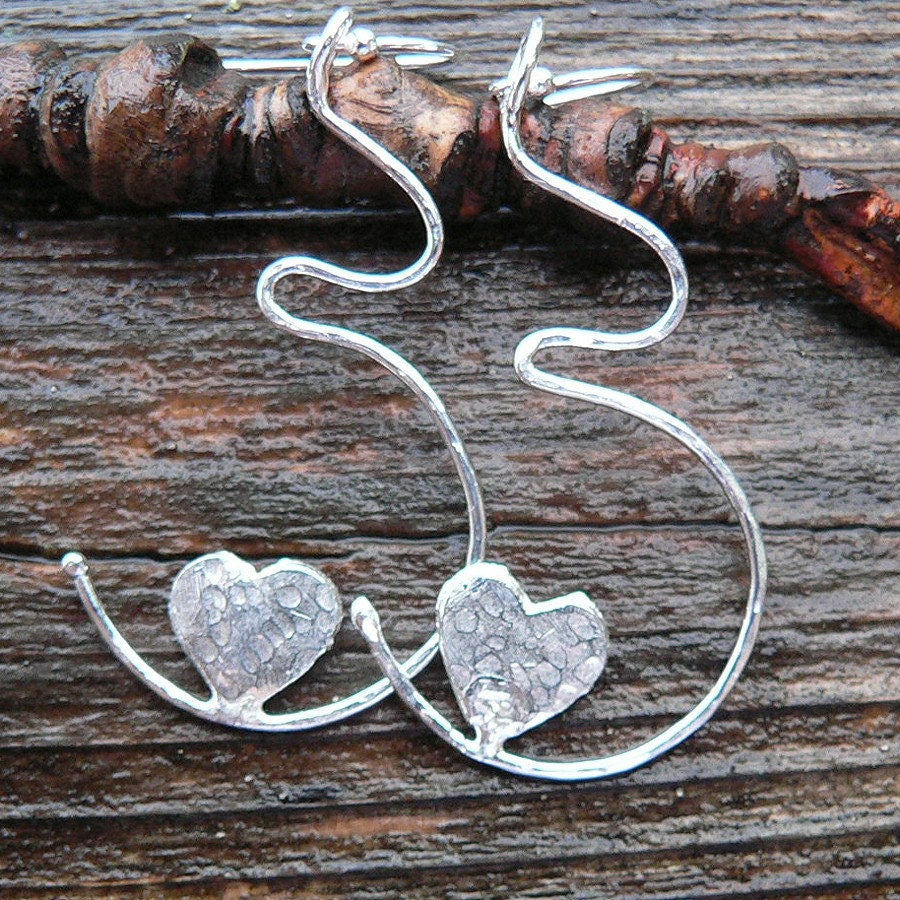 Growing Love Solid Sterling Silver Pregnancy Earrings